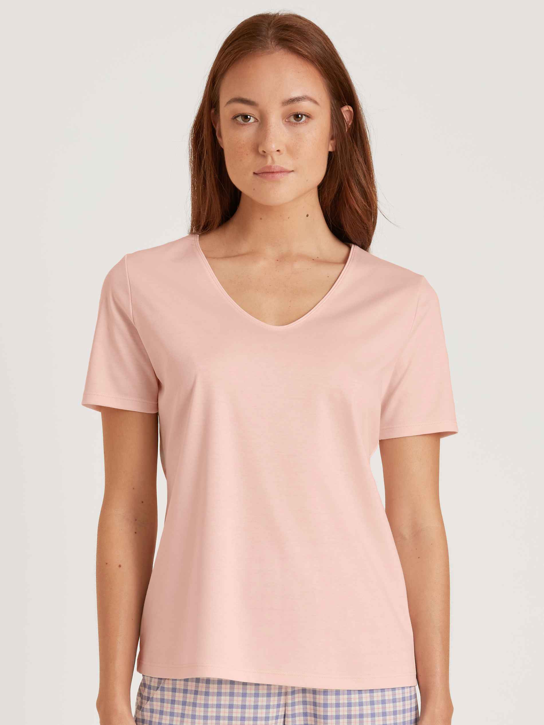 CALIDA Favourites Kiss Shirt, 3/4-Arm rosa