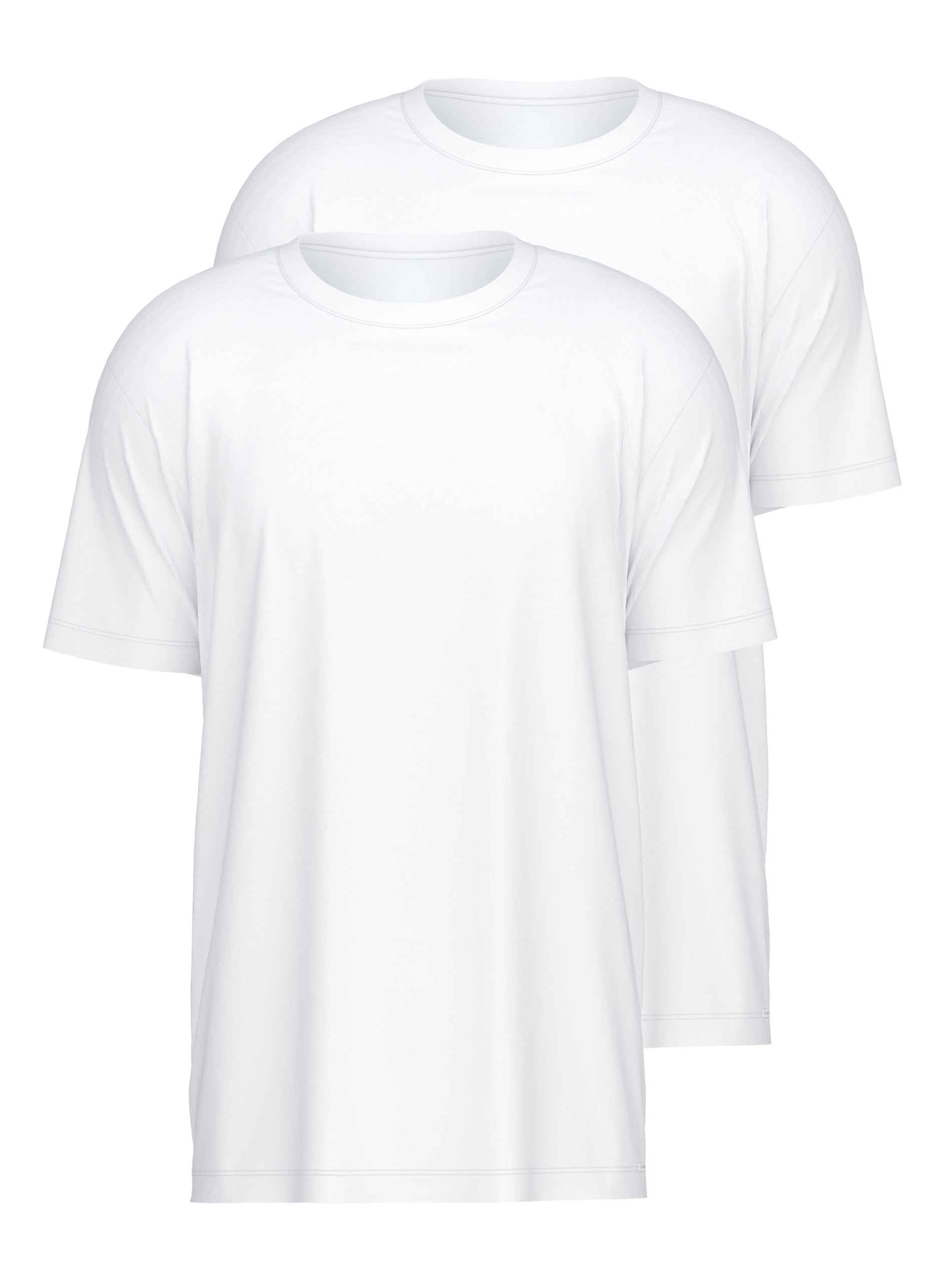 CALIDA Natural Benefit T-Shirt, 2er-Pack weiss