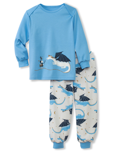 CALIDA Toddlers Dragon Kinder Bündchen-Pyjama
