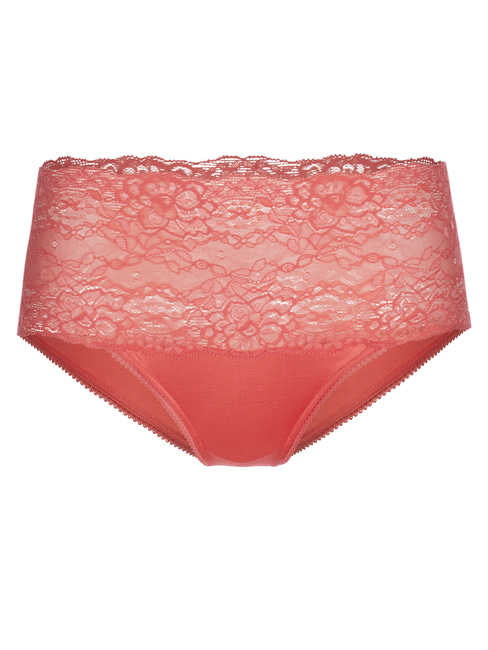 CALIDA Sensual Secrets High-waisted briefs with lace waistband pink