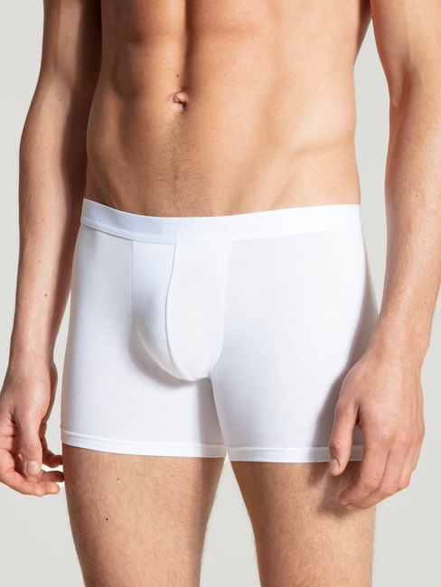 CALIDA Natural Benefit Boxer with longer leg, value pack white