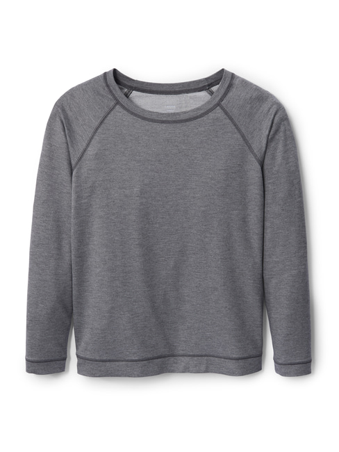 CALIDA Favourites Lounge Shirt long sleeve, french terry grey