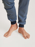 CALIDA RMX Sleep Enjoy Pants mit Bündchen und Seitentaschen